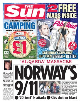 Newspaper Front Pages The Sun