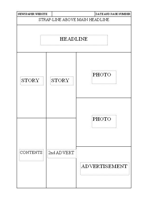 Newspaper Layout Template For Publisher