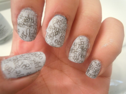 Newspaper Nails