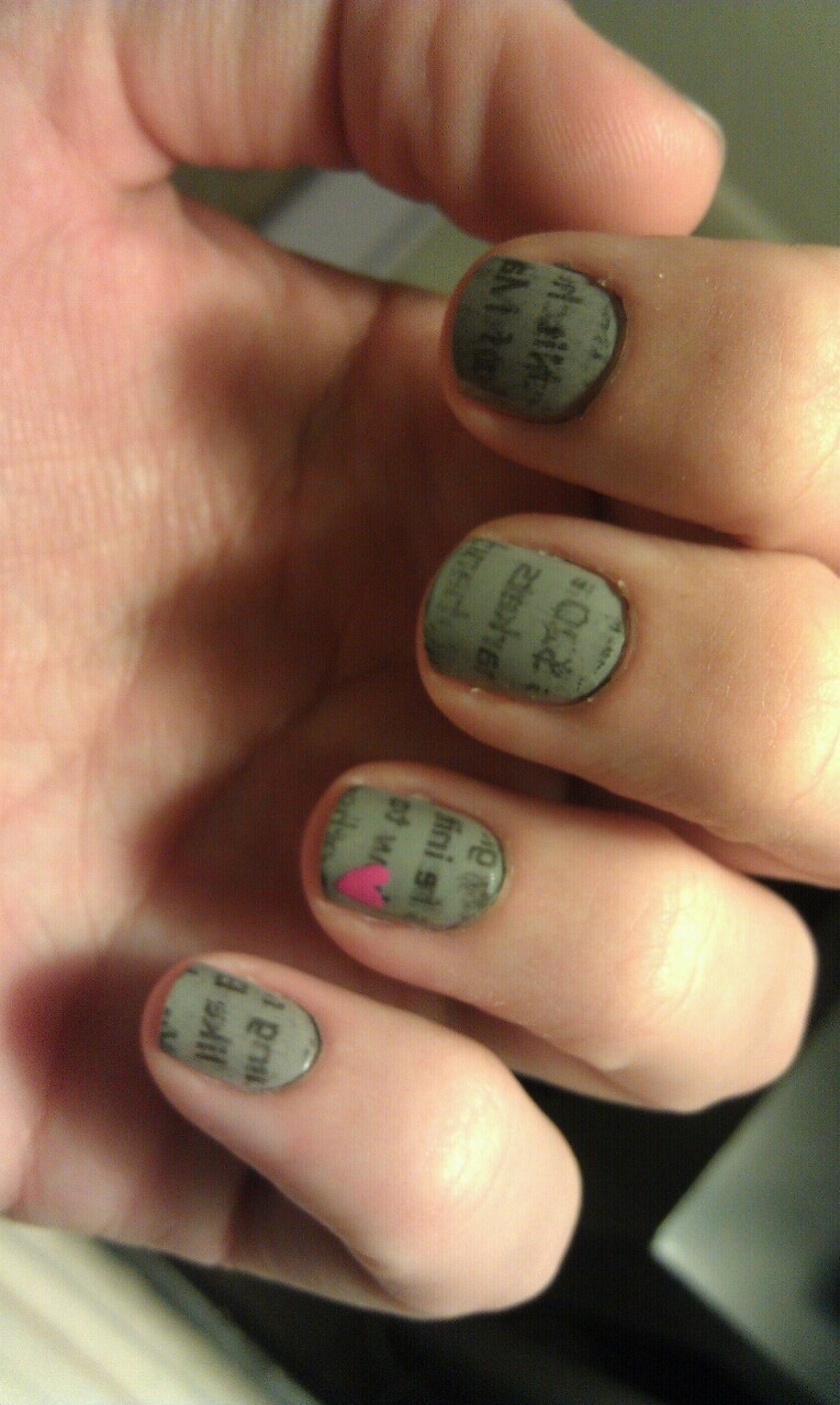 Newspaper Nails Tumblr