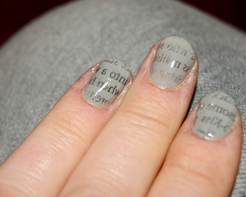 Newspaper Nails Tumblr