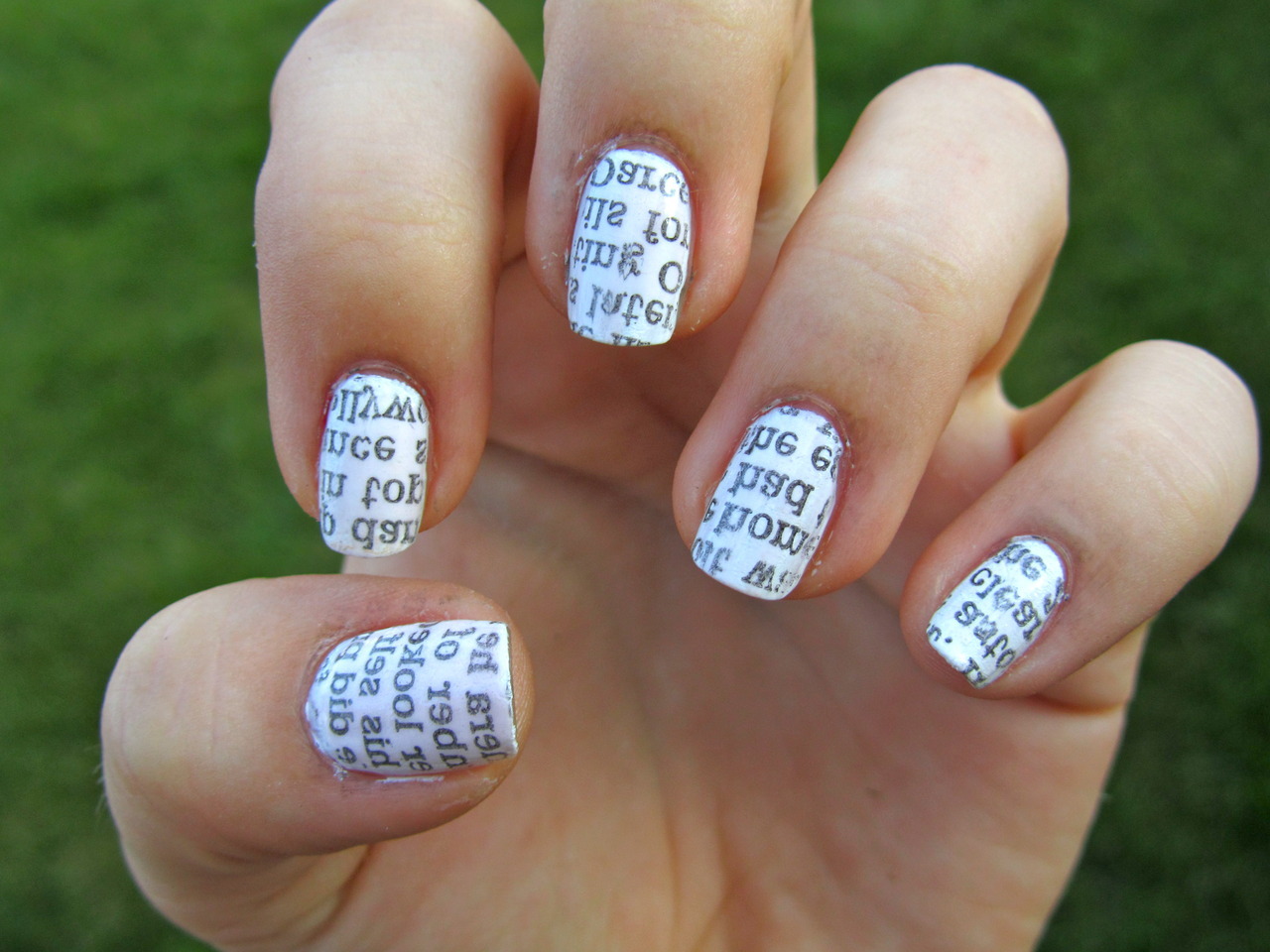 Newspaper Nails Tumblr