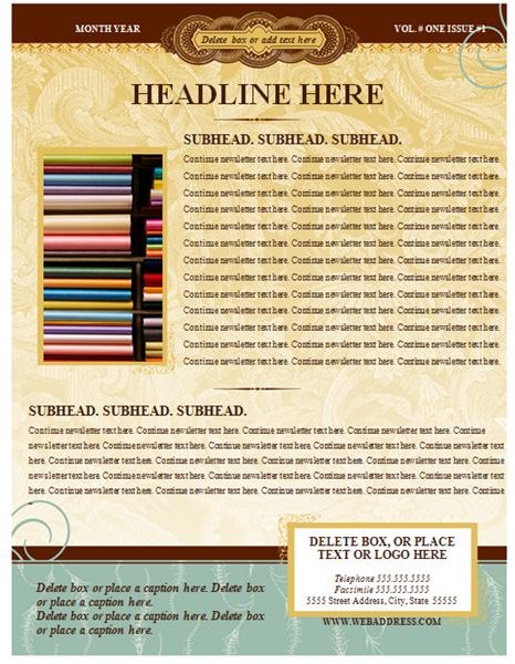 Newspaper Template For Word