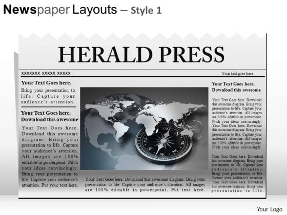 Newspaper Template Free For Kids