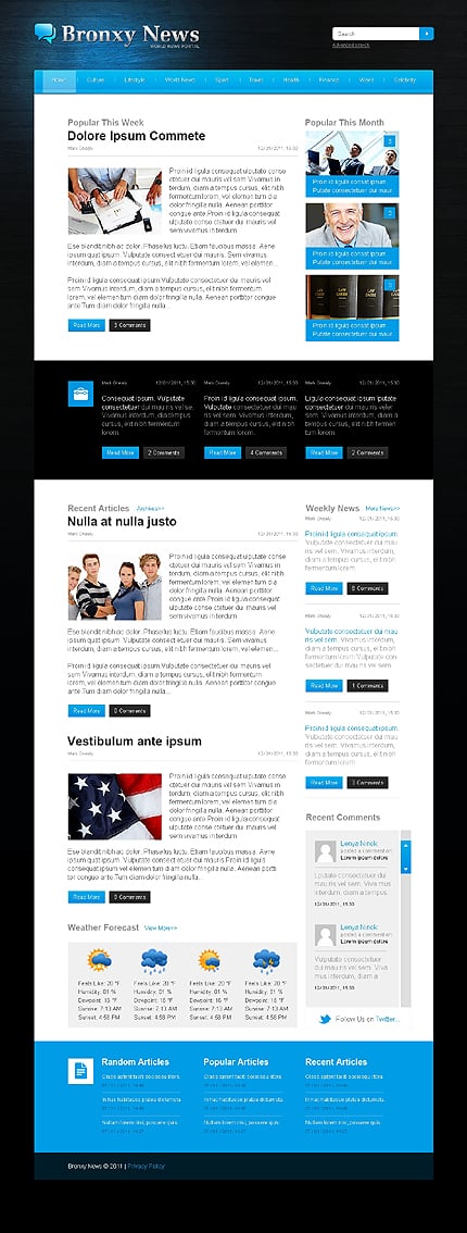 Online Newspaper Templates Free