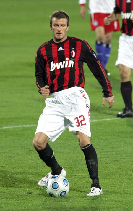 Pictures Of David Beckham Playing Soccer