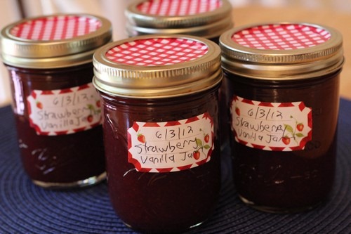 Recipe Strawberry Vanilla Jam