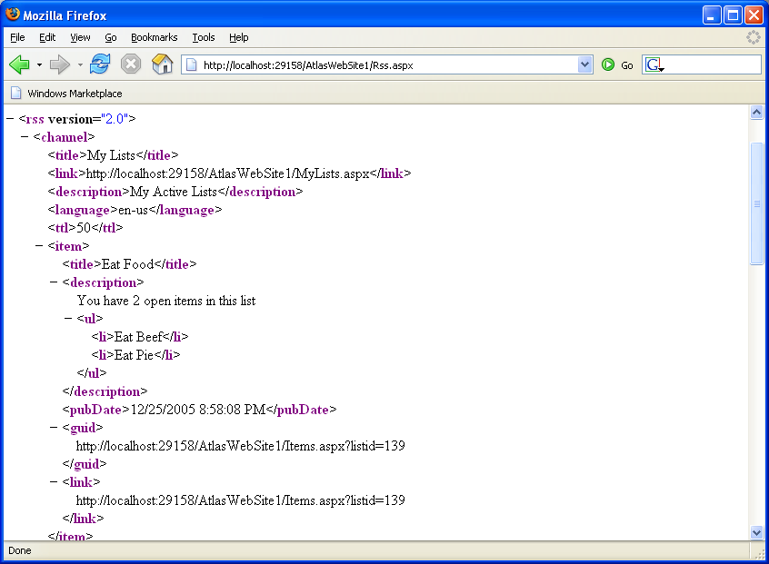 Rss.xml Example