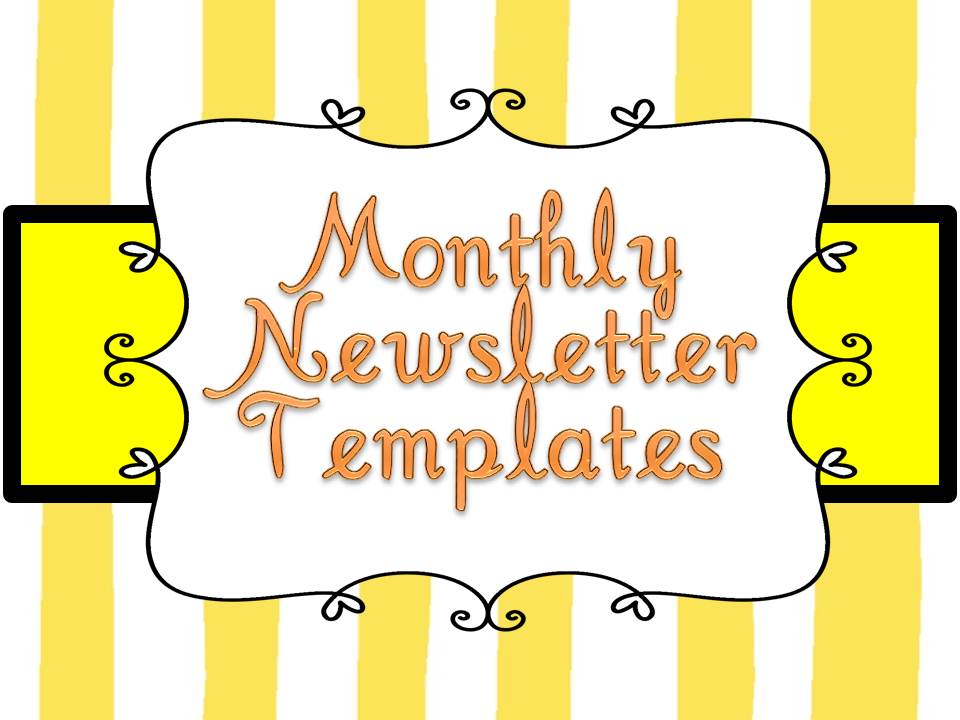 School Newsletter Templates For Teachers