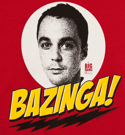 Sheldon Cooper Shirts Bazinga