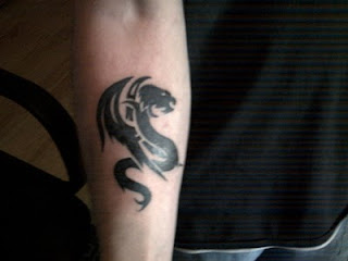 Small Dragon Tattoo Arm