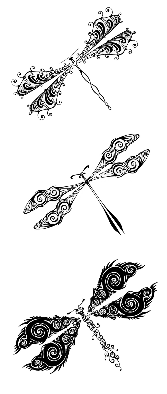 Small Dragonfly Tattoos For Women