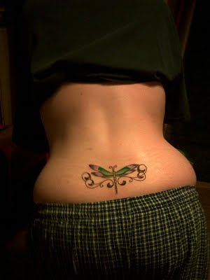 Small Dragonfly Tattoos For Women