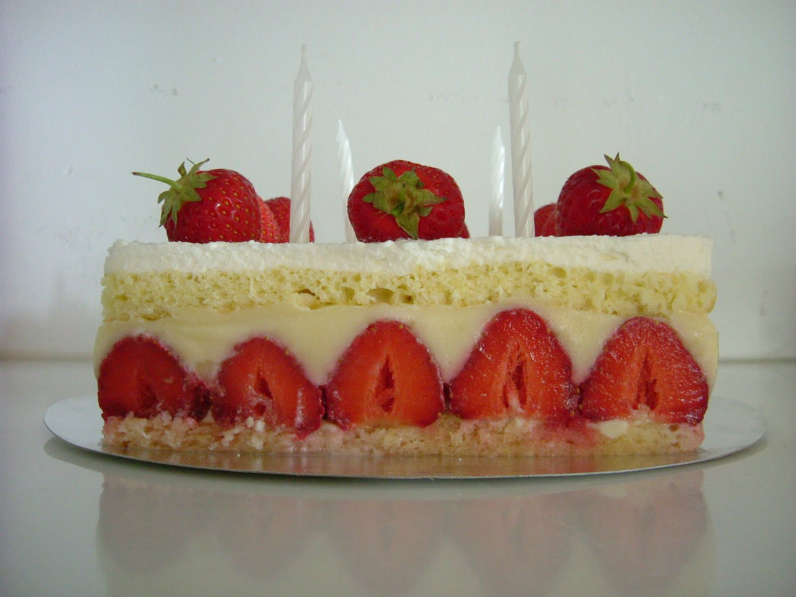 Strawberry Vanilla Cake