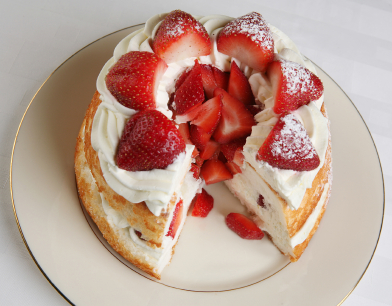 Strawberry Vanilla Cake