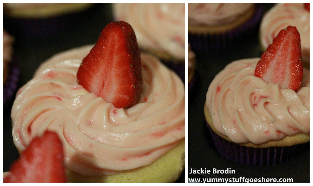 Strawberry Vanilla Cupcakes