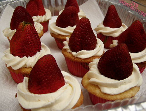 Strawberry Vanilla Cupcakes