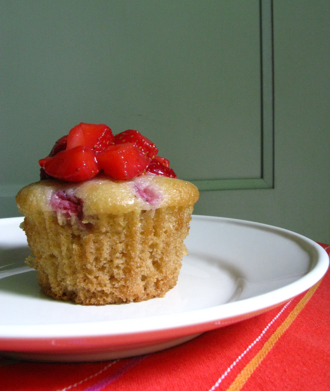 Strawberry Vanilla Cupcakes Recipe