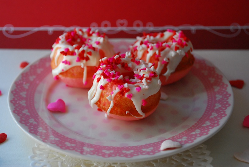 Strawberry Vanilla Donut