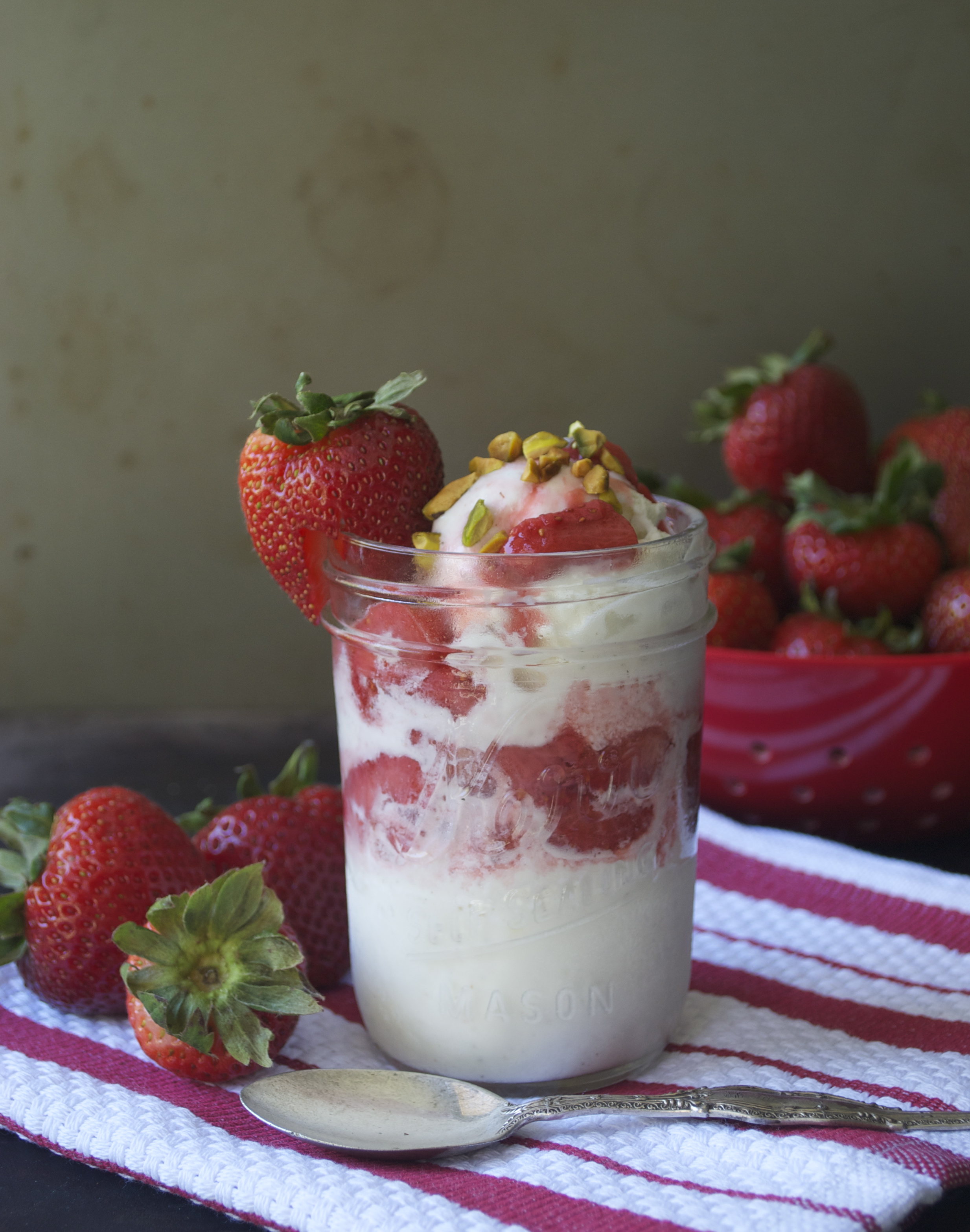 Strawberry Vanilla Ice Cream Recipe