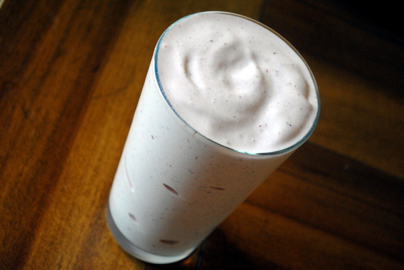 Strawberry Vanilla Ice Cream Smoothie