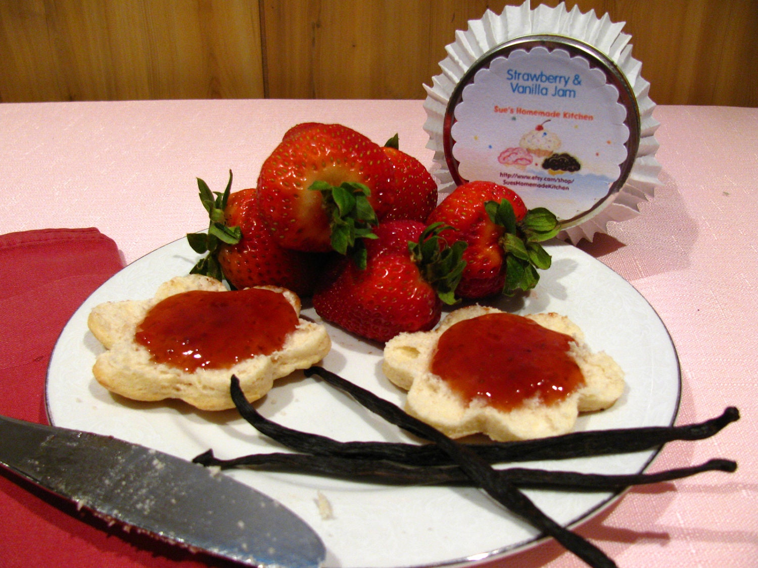 Strawberry Vanilla Jam With Pectin