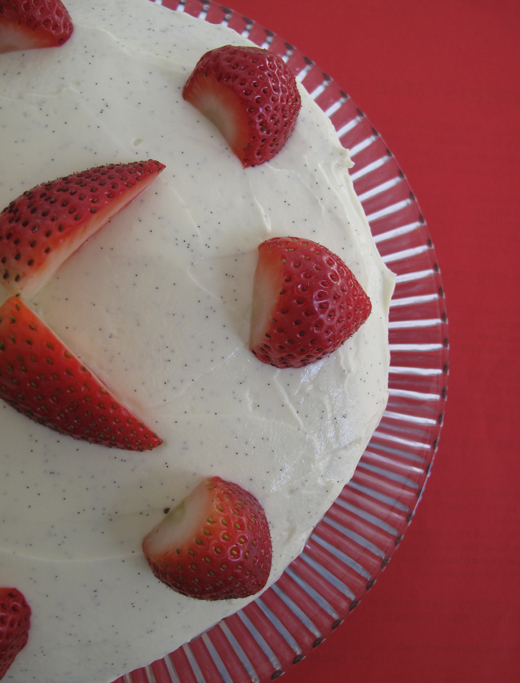 Strawberry Vanilla Roll Cake