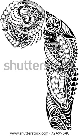 Tribal Dragon Tattoo Arm