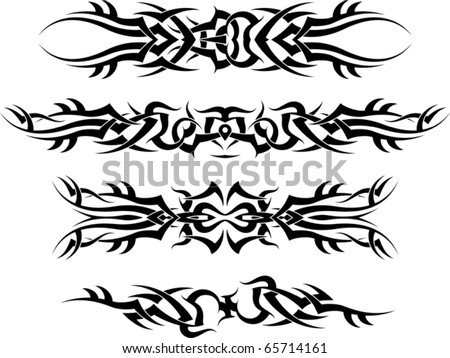 Tribal Dragon Tattoo Arm