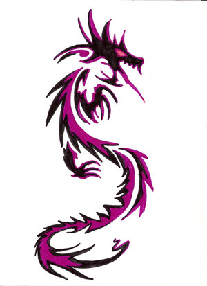 Tribal Dragon Tattoo Designs For Men