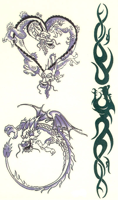 Tribal Dragon Tattoo Designs For Women