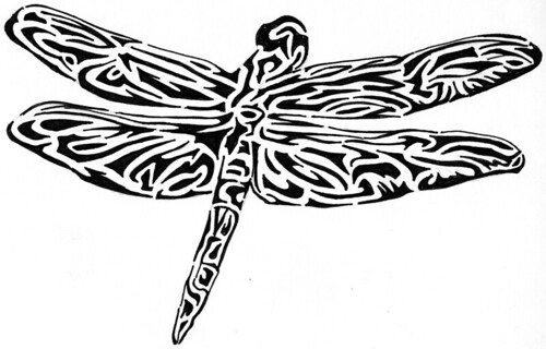 Tribal Dragonfly Tattoo Meaning