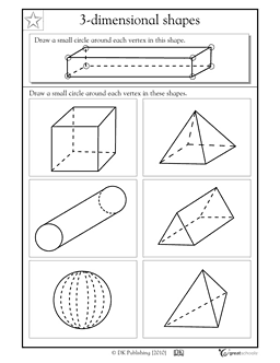 Two Dimensional Shapes Worksheets