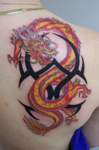 Welsh Dragon Tattoo Designs For Men