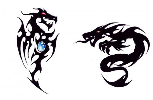 Welsh Dragon Tattoo Designs For Men