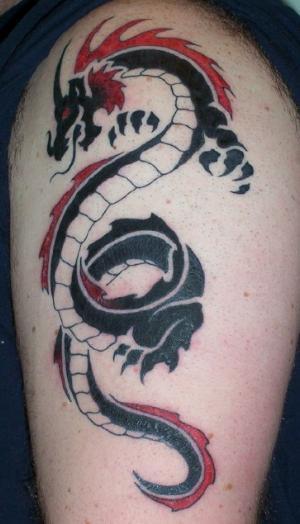 Welsh Dragon Tattoo Designs For Men