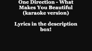 What Makes You Beautiful Lyrics Karaoke