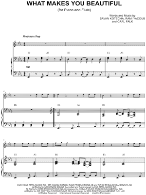 What Makes You Beautiful Piano Sheet